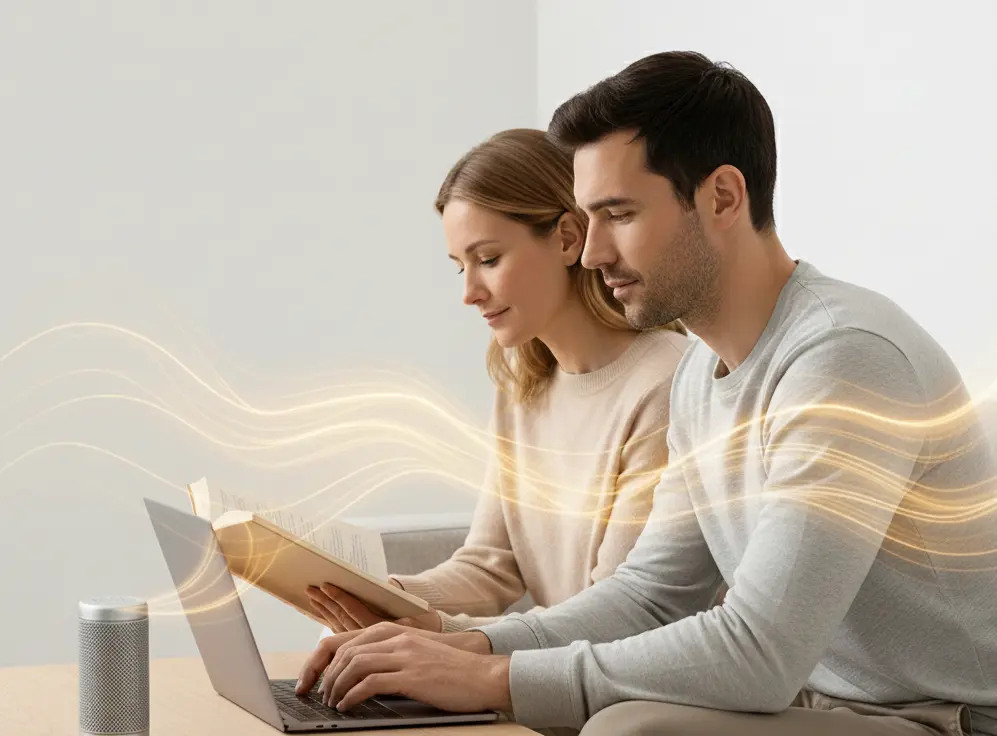 Listening beyond what is audible